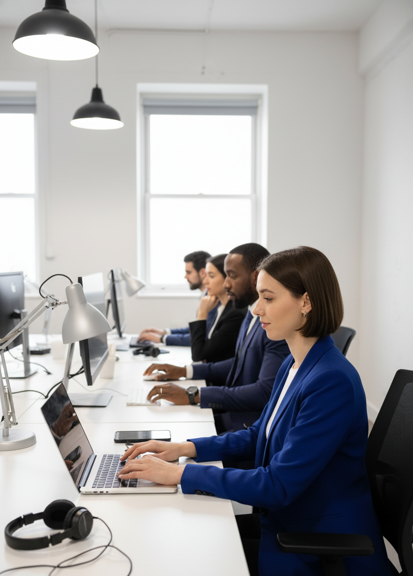 Call center team